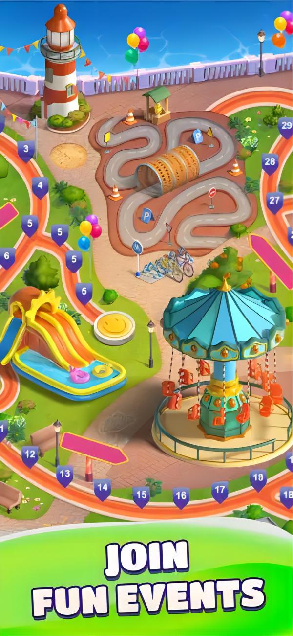 Gummy Drop! Match 3 to Build screenshot