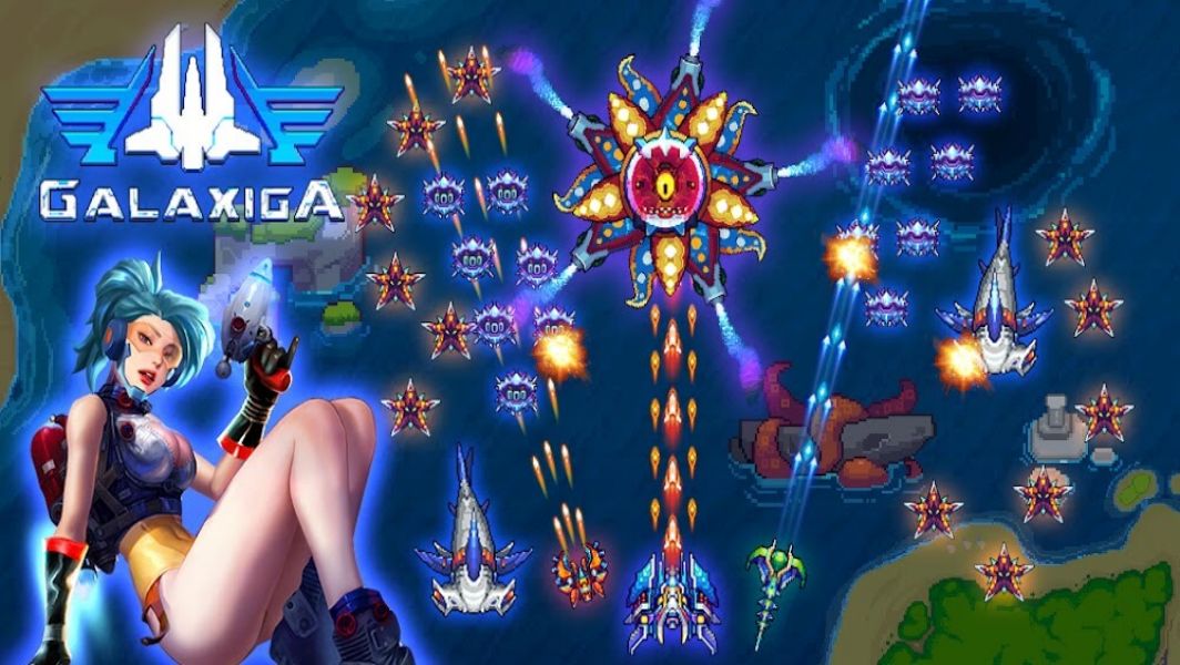 Galaxiga Arcade Shooting Game screenshot