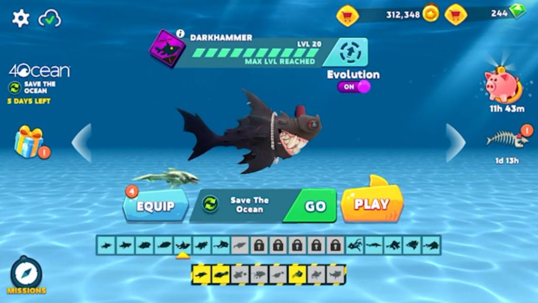 Hungry Shark Evolution screenshot