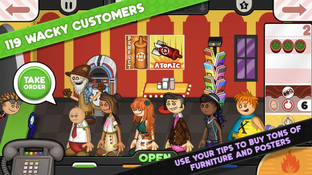 Papa's Wingeria To Go! screenshot