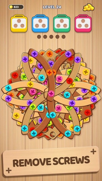 Woodle Screw Jam: Nuts & Bolts screenshot