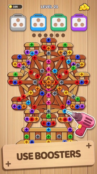 Woodle Screw Jam: Nuts & Bolts screenshot