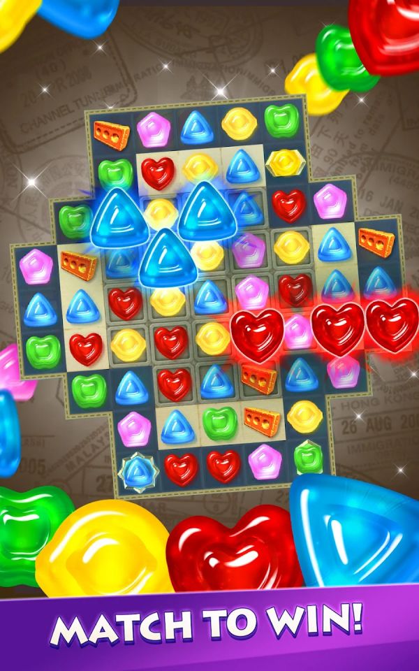 Gummy Drop! Match 3 to Build screenshot