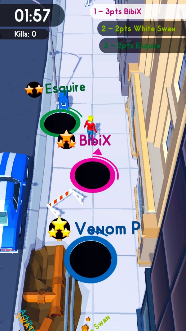 Hole.io screenshot